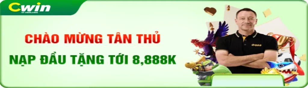 Banner khuyến mãi dành cho thành viên tham gia thường xuyên trên CWIN Trang chủ.